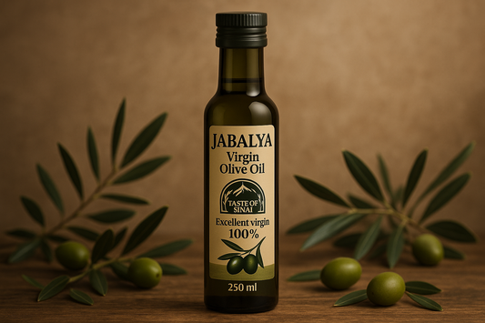 JABALYA Virgin Olive Oil 250ml bottle with proper olive oil bottle shape
